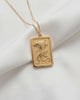 Solid Gold Tiger Pendant Necklace