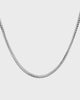18k White Gold Franco chain necklace