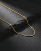 Solid gold Curb chain necklace for men