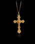 Gold Rena Cross Pendant