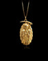 Gold Santa Muerte Pendant