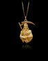 Gold Grim Reaper Pendant
