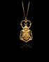 Gold Scarab Pendant