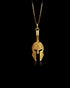 Gold Spartan Helmet Pendant