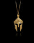 Gold Spartan Helmet Pendant