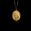 Gold St Christopher Pendant