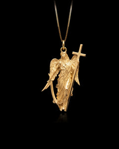 Gold St Gabriel Pendant