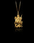 Gold St George Protector Pendant