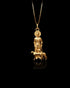 Gold St Lazarus Pendant