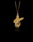 Gold St Michael Fallen Pendant