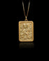 Gold St Rita Pendant