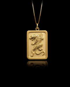 Gold Tiger Pendant