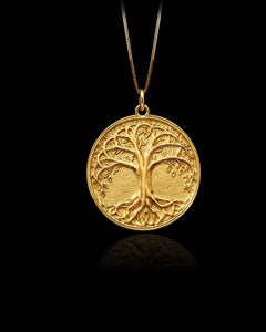 Gold Tree of Life Pendant