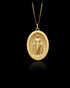 Gold Virgin Mary of Faith Pendant