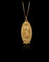 Gold Virgin Mary of Mercy Pendant