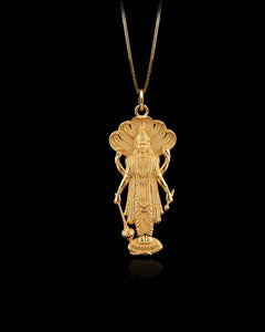 Gold Vishnu Pendant