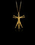 Gold Vitruvian Pendant