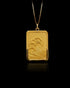 Gold Wave Pendant