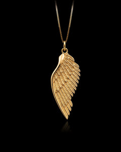 Gold Wing Pendant